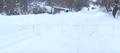 Жители деревни в Богородском районе оказались в изоляции из-за снега