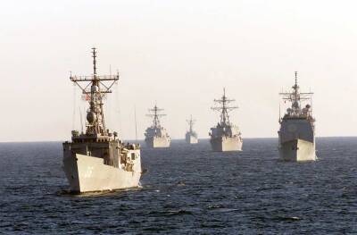 Корабли ВМС США планируют пройти под Крымским мостом с развернутыми знаменами