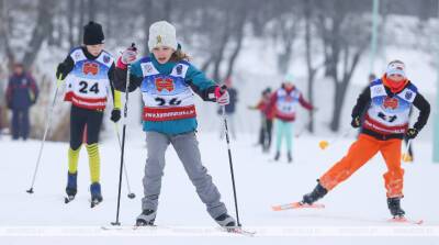 ФОТОФАКТ: Соревнования по биатлону "Снежный снайпер" проходят в Минске