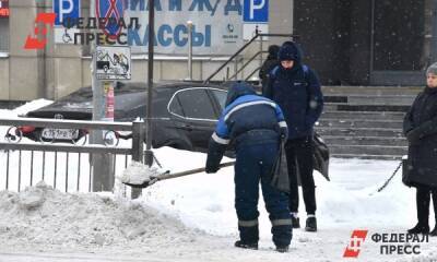 Петербургские власти признали неудачу эксперимента по уборке тротуаров от снега
