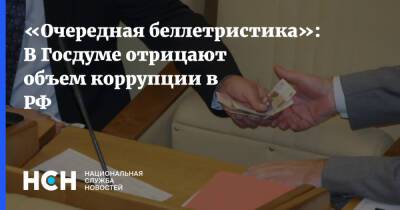 «Очередная беллетристика»: В Госдуме отрицают объем коррупции в РФ