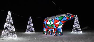 Власти Петрозаводска рассказали, когда в городе уберут новогодние украшения