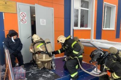 В Плавске прошли пожарные учения в одном из центров социального обслуживания