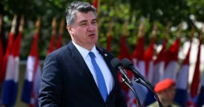 "Не место в НАТО": президент Хорватии оскандалился заявлением об Украине