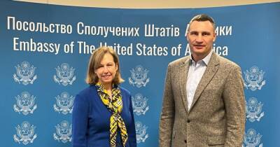 Посольство США провело переговоры с Кличко по поводу терробороны Киева.