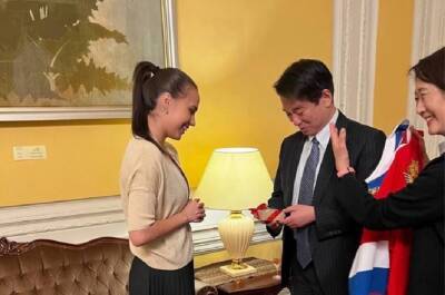 Посольство Японии в России опубликовало пост о визите Загитовой. ФОТО
