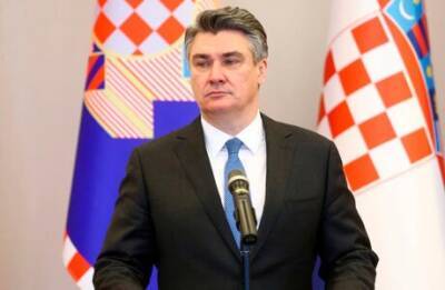 Президент Хорватии заявил, что Украине не место в НАТО и назвал Майдан "переворотом"