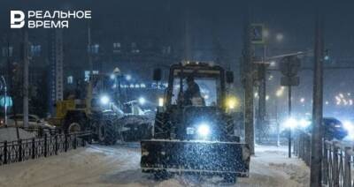 Ночью на уборку снега в Казани выйдут 421 единица техники и 65 дорожных рабочих