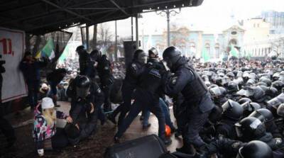 На протесте предпринимателей в Киеве пострадали более 20 человек