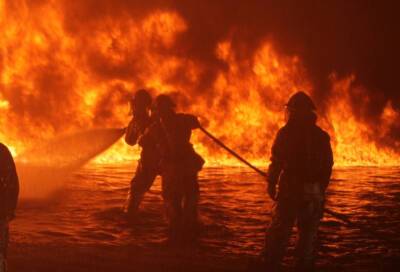 Вечером вторника на Павловском шоссе сгорела "Шкода"