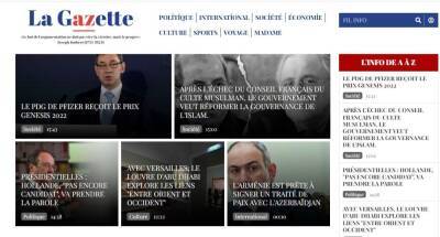 Парижская онлайн газета Lagazetteaz.fr представила обновленный интерфейс (ФОТО)