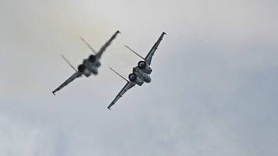 Российские истребители Су-35С перебрасываются в Белоруссию для учений