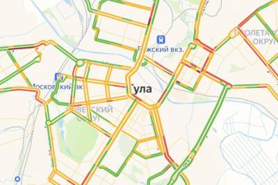 Пробки в Туле: что происходит на дорогах города утром 26 января