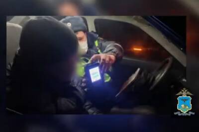 Полицейские задержали пьяного водителя КамАЗа на федеральной трассе в Белгородской области