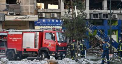 В центре Афин прогремел взрыв в жилом доме