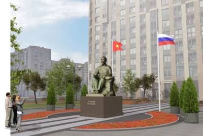 В Петербурге показали как будет выглядеть памятник Хо Ши Мину