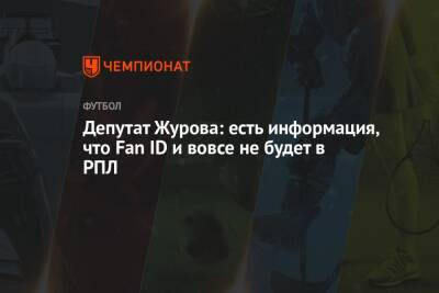 Депутат Журова: есть информация, что Fan ID и вовсе не будет в РПЛ