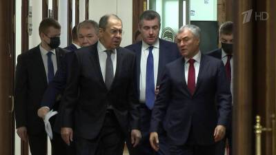Глава МИД Сергей Лавров в Госдуме обсудил с депутатами острые вопросы внешней политики