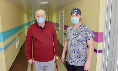 В Тюменской области врачи вернули пациенту с расколотым суставом возможность ходить