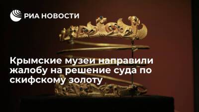 Крымские музеи направили в Верховный суд Нидерландов жалобу на решение по скифскому золоту