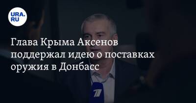 Глава Крыма Аксенов поддержал идею о поставках оружия в Донбасс. «Россия своих не бросает»