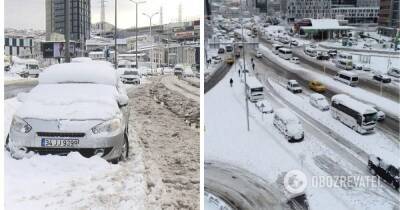 Снегопад в Стамбуле – застряли украинцы, в МИД рассказали об их судьбе – фото