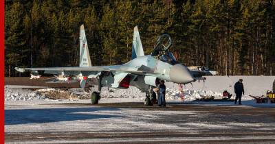 Россия перебросила в Белоруссию истребители Су-35