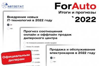 «ForAuto – 2022»: прогнозы авторынка и акция для дилеров