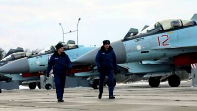 Российские истребители Су-35С прибыли в Белоруссию для участия в учениях «Союзная решимость»