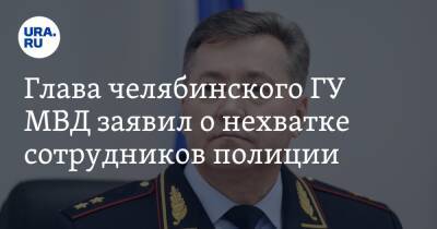 Глава челябинского ГУ МВД заявил о нехватке сотрудников полиции