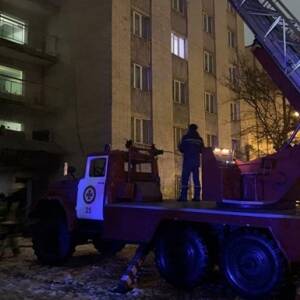 Пожар в луцком общежитии: эвакуировали 76 человек