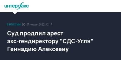 Суд продлил арест экс-гендиректору "СДС-Угля" Геннадию Алексееву