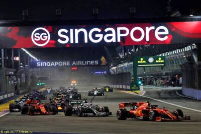 В Сингапуре продлили контракт на проведение Гран При