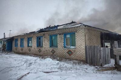 Сгоревший фельдшерско-акушерский пункт под Алгаем восстановлению не подлежит