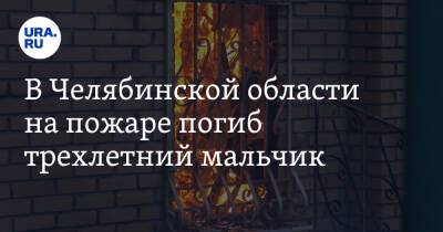 В Челябинской области на пожаре погиб трехлетний мальчик