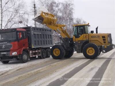 На дорогах Ульяновской области устанавливают снегозадерживающие щиты