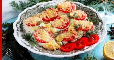 Праздничная кухня: запеченная красная рыба в сметанном соусе