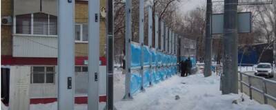 На Московском шоссе в Самаре начался монтаж шумоизоляционных экранов