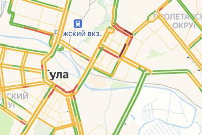 Пробки в Туле: что происходит на дорогах города утром 28 января