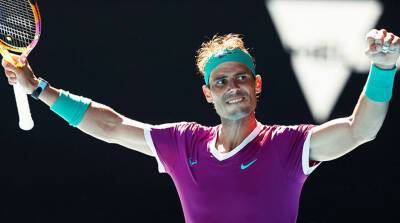 Испанец Рафаэль Надаль вышел в финал открытого чемпионата Австралии по теннису