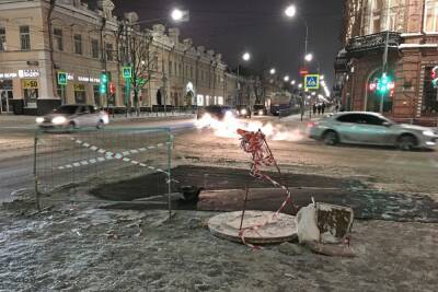 На главной улице Саратова ночью пропал столб