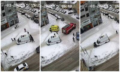 «Сразу начали выталкивать». Петрозаводчанин рассказал, как на самом деле отреагировали люди на застрявшую в снегу «скорую»