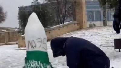 Беспорядки в Иерусалиме: десятки задержаны за бросание каменных снежков