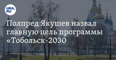 Полпред Якушев назвал главную цель программы «Тобольск-2030»