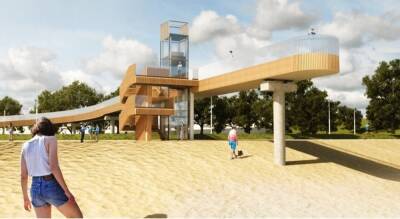 Пешеходный мост на Бору достроят в III квартале 2022 года