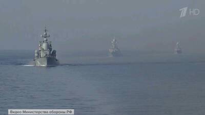 Состоялись масштабные морские учения Балтийского и Черноморского флотов