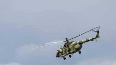 Военный вертолет потерпел крушение в Ульяновской области