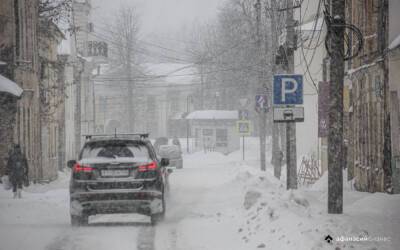 Жителей Тверской области предупреждают о затяжных снегопадах