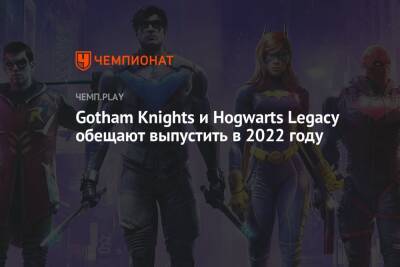 Gotham Knights и Hogwarts Legacy обещают выпустить в 2022 году
