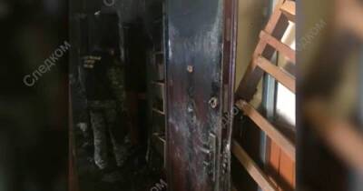 Кадры изнутри сгоревшей квартиры, где погибли мать и четверо детей